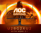 L'AOC Gaming U28G2XU2 ha un pannello da 28 pollici con una frequenza di aggiornamento di 144 Hz. (Fonte: AOC)