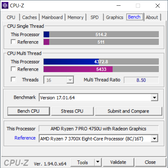 CPU-Z - Bench