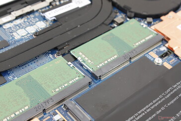 La RAM è fortunatamente ancora aggiornabile. Non possiamo notare alcun rumore elettronico dalla nostra unità di prova