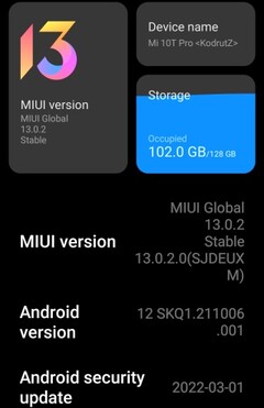 Android la MIUI 13.0.2 basata su 12 è ora disponibile per Xiaomi Mi 10T Pro (Fonte: Proprio)
