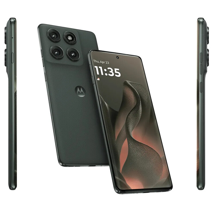 Il fronte, il retro e i lati del telefono (Fonte: Motorola)