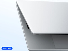 L'Obook 15 AI parte da 689,99 $. Nella foto: un'immagine promozionale che mostra il design esterno del portatile.