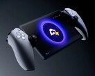 Nella foto - il palmare per lo streaming PlayStation Portal, raffigurato su uno sfondo scuro. (Fonte: Sony)