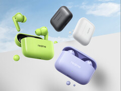 I Realme Buds T200 saranno disponibili in Cina al prezzo di circa 18 dollari. Nella foto: le opzioni di colore degli auricolari wireless. (Fonte: Realme)