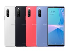 Il Sony Xperia 10 III Lite sarà disponibile in quattro colori diversi: Bianco, Nero, Rosa e Blu (Immagine: Sony)