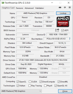GPU-Z Radeon RX Vega 6
