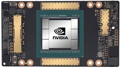 Nvidia Hopper GH100 potrebbe essere molto più grande di GA100, che è attualmente il più grande die a 7 nm. (Nella foto: Nvidia Ampere GA100 GPU)