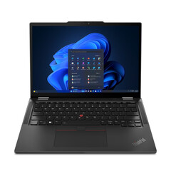 Il ThinkPad X13 2-in-1 Gen 5 peserà appena 1,2 kg se configurato con una batteria da 41 Wh e una copertura superiore nera. (Fonte: Lenovo)