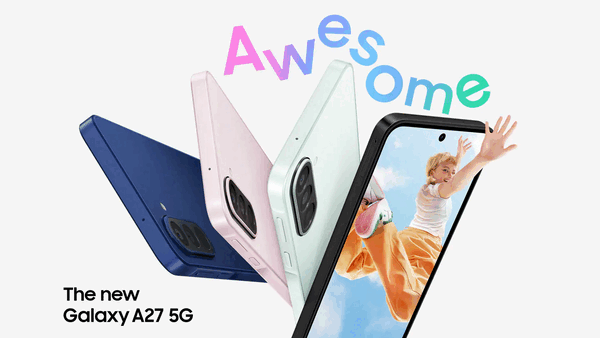 L'Galaxy A27 5G è disponibile in quattro colori.