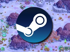 Un'immagine che mostra il logo di Steam e il gioco Iron Marines, attualmente in offerta.