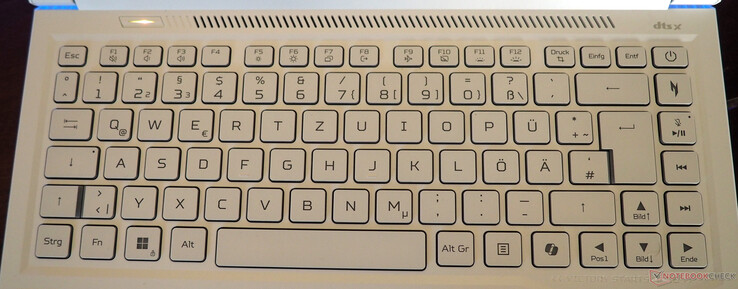 Acer Nitro V14 AI: Tastiera