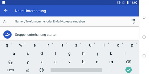 Utilizzo di Google Gboard in modalità orizzontale