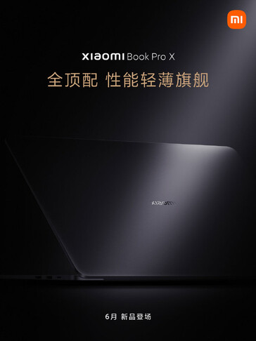 Il design del Mi Book Pro X. (Fonte immagine: Xiaomi)