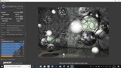 Cinebench R15 usando la batteria