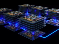 Immagine artistica della fonderia di sistema di Intel progettata per l&#039;AI. (Fonte: Intel)