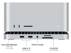 Il nuovo dock TB5 è realizzato per Apple Studio (Fonte: RayCue)