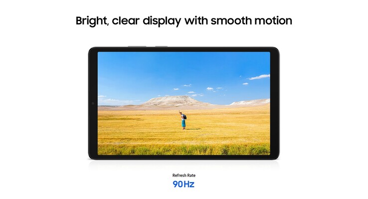 Display del Tab A11. (Fonte immagine: Samsung)