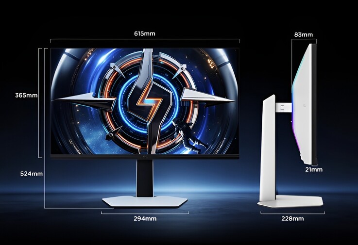 Il monitor da gioco TCL 27C2A Pro è dotato di supporto per la regolazione dell'inclinazione, della rotazione e dell'altezza.