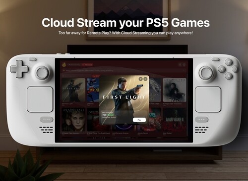 Asobi: Remote Play mostra lo streaming cloud su uno Steam Deck