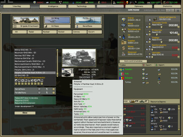 Nella foto: uno screenshot di gioco tratto da «Darkest Hour: A Hearts of Iron Game».