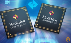 MediaTek ha lanciato due nuovi SoC mobili: Dimensity 8100 e Dimensity 8000 (immagine via MediaTek)