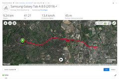 GPS test: Samsung Galaxy Tab A 8.0 - Panoramica