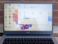 Honor MagicBook 14 in uso all'aperto