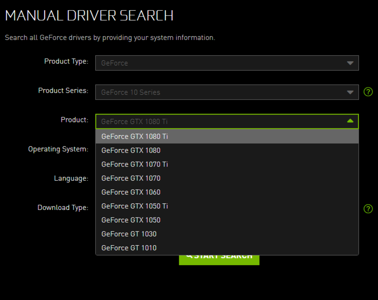 NVIDIA supporta la GeForce GT 1010 nei driver WHQL a partire da luglio 2021. (Fonte immagine: NVIDIA)