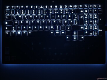 Legion 7 - illuminazione della tastiera