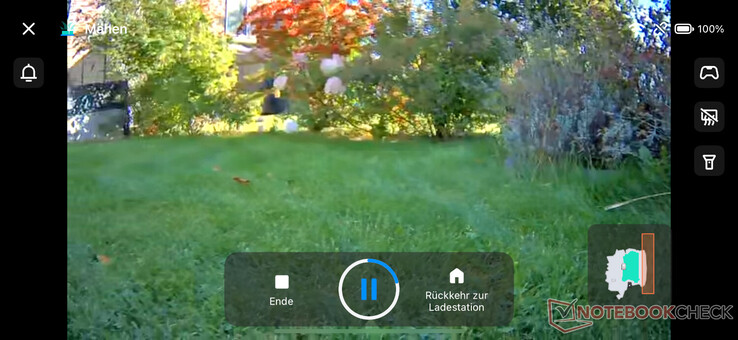 Trasmissione video in diretta possibile tramite l'app