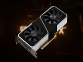 La RTX 3060 Ti di GeForce è stata lanciata con un prezzo di listino di 399 dollari. (Fonte: Alex Konokh/Notebookcheck-edited)