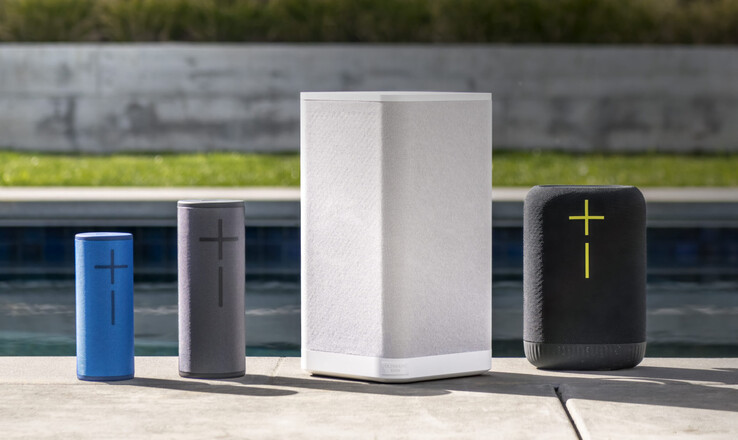 Da sinistra a destra: UE BOOM, MEGABOOM, HYPERBOOM ed EPICBOOM (Fonte: Ultimate Ears)