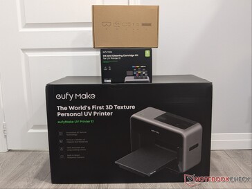 eufyMake E1, cartucce d'inchiostro e kit di pulizia, strumenti inclusi.