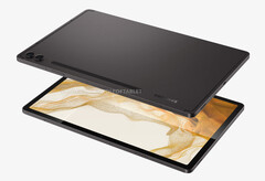 Il Galaxy Tab S9 FE Plus avrà le stesse dimensioni del Galaxy Tab S7 FE. (Fonte: @OnLeaks & WolfofTablet)