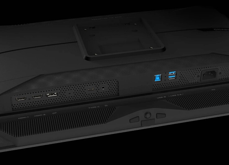 Il nuovo monitor OLED 1440p offre un hub USB, ma l'USB PD è molto limitato (Fonte: Gigabyte)