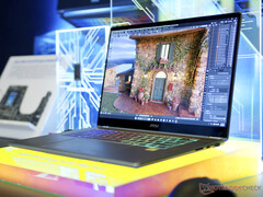 Il Prestige N16 Flip AI+ in mostra durante IFA 2026 a Berlino.