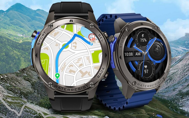 Questo nuovo smartwatch è disponibile solo in nero (Fonte immagine: BlitzWolf)