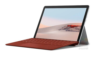 Si prevede anche che il Surface Go 3 sia dotato di un copritastiera rosso. (Fonte: Shopee via WinFuture)