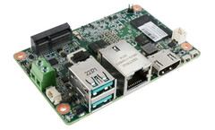 Il DFI PCSF51 sarà disponibile con una delle tre APU AMD Ryzen Embedded R2000. (Fonte: DFI)