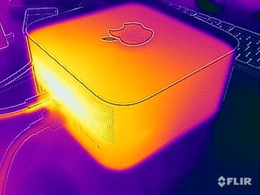 Temperature superficiali di Mac Studio - (stress test)