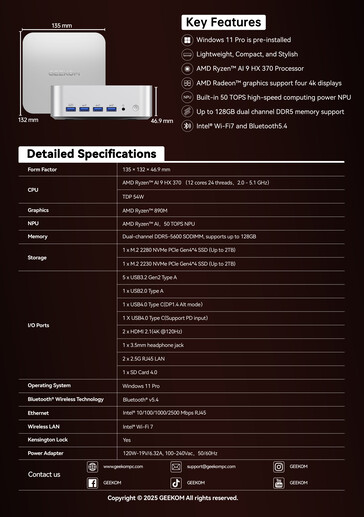 Geekom A9 Max. (Fonte: Notebookcheck)