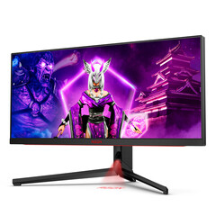 Il monitor AOC AGON PRO AG344UXM ha un prezzo elevato, anche per i monitor da gioco. (Fonte: AOC)