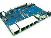 Il Banana Pi BPI-R2 Pro ha cinque porte RJ45 con supporto 4G/5G opzionale. (Fonte immagine: BPI)