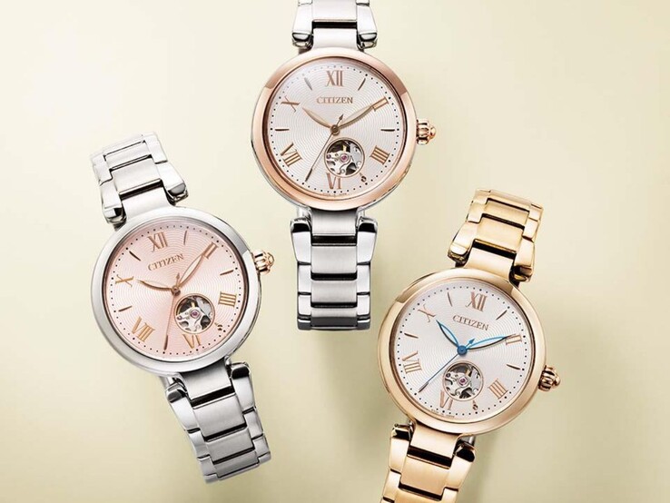 Da sinistra a destra: gli orologi Citizen PR1050-50W, PR1054-59A e PR1052-54A