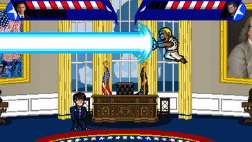 Nella foto: uno screenshot di gioco tratto da “Electoral Carnage”.