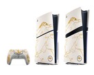 Il Fantasma d'Oro di Yotei in edizione limitata DualSense, PS5 Slim e PS5 Pro. (Fonte: PlayStation)