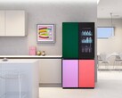 Il frigorifero LG InstaView con MoodUP è dotato di pannelli LED che cambiano il colore delle porte del frigorifero (fonte: LG)