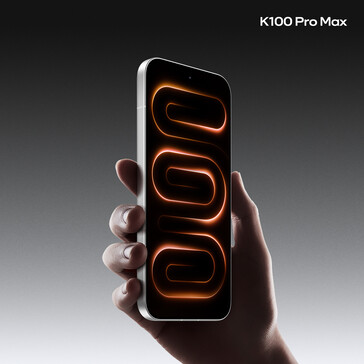 Il K100 Pro Max nella versione «Golden White»