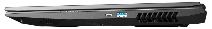 A destra: Thunderbolt 3 (Tipo-C; DisplayPort), USB 3.2 Gen 1 (Tipo-A)