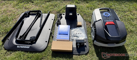 Ambito di consegna del Sunseeker V1...